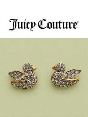 🦆 Pave Duck Earrings Y2K Juicy Couture Studs